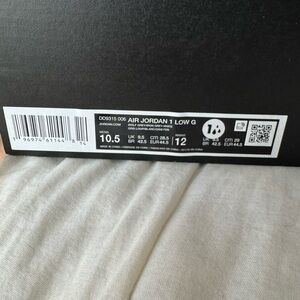 Jordan Air 1 Low G Golf Gray/Black Never worn